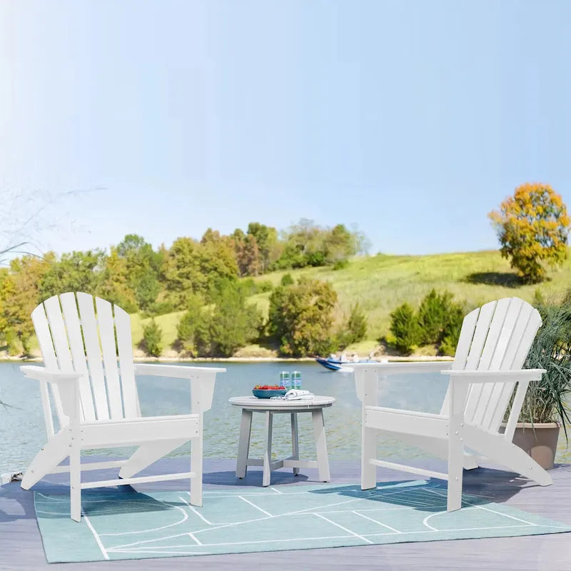 Recycled Plastic Modern Adirondack Chair,Outdoor Patio Chair