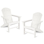 Recycled Plastic Modern Adirondack Chair,Outdoor Patio Chair