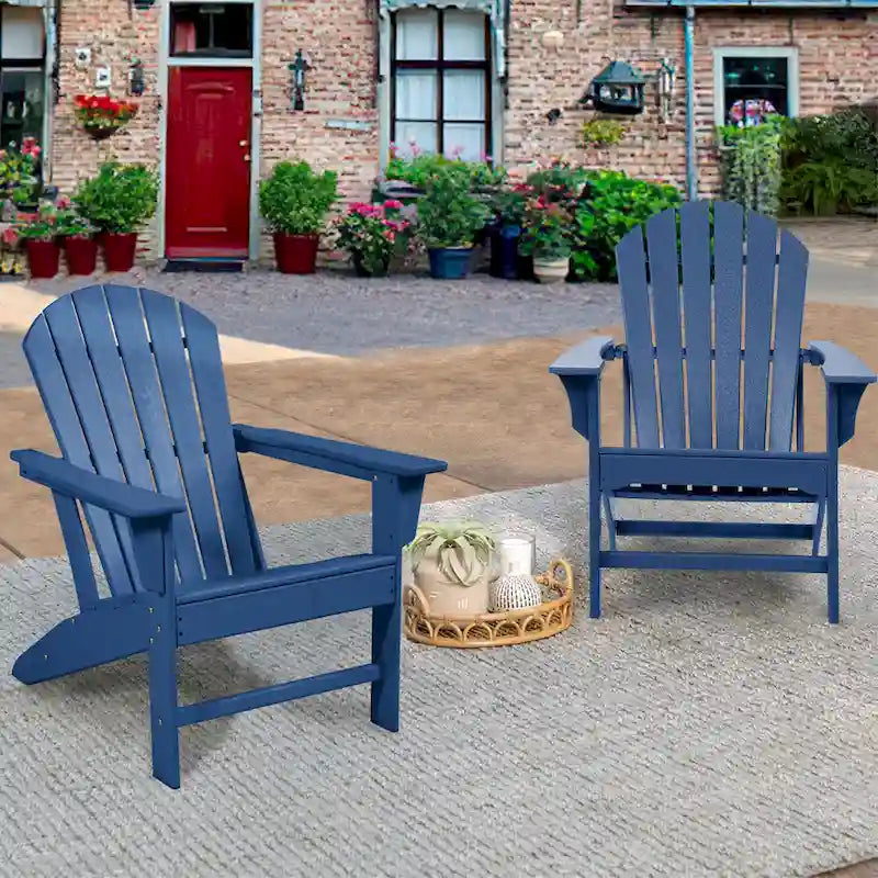 Recycled Plastic Modern Adirondack Chair,Outdoor Patio Chair
