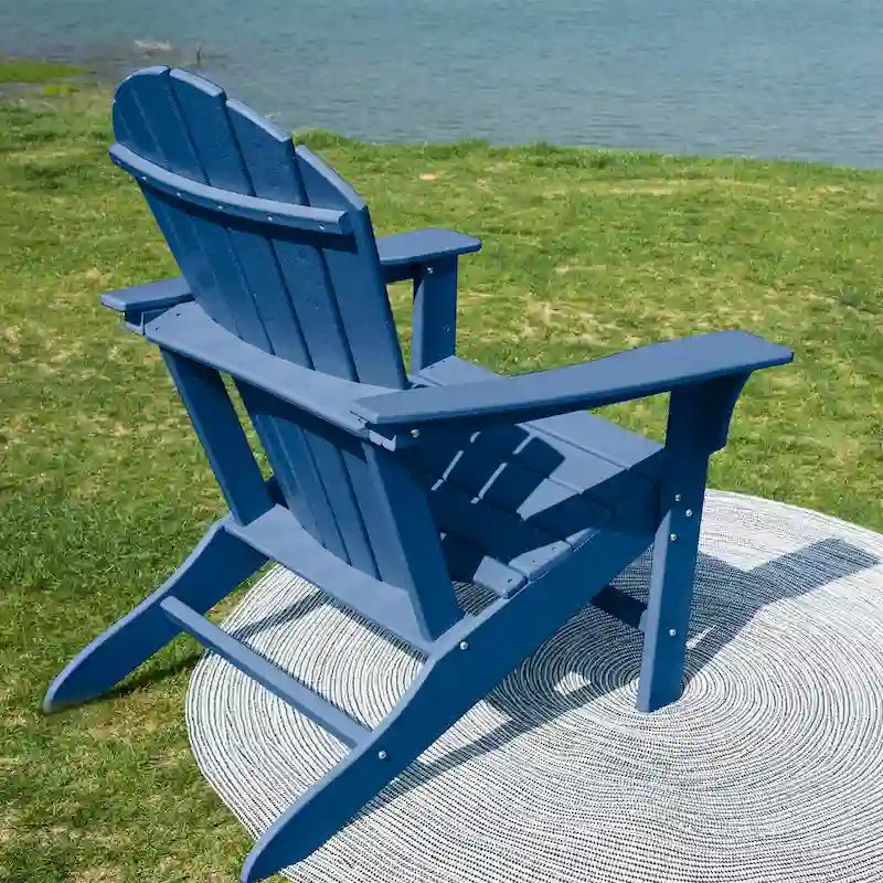 Recycled Plastic Modern Adirondack Chair,Outdoor Patio Chair