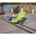 Outdoor Iron Rocking U-shaped Lounge Chair