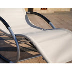 Outdoor Iron Rocking U-shaped Lounge Chair
