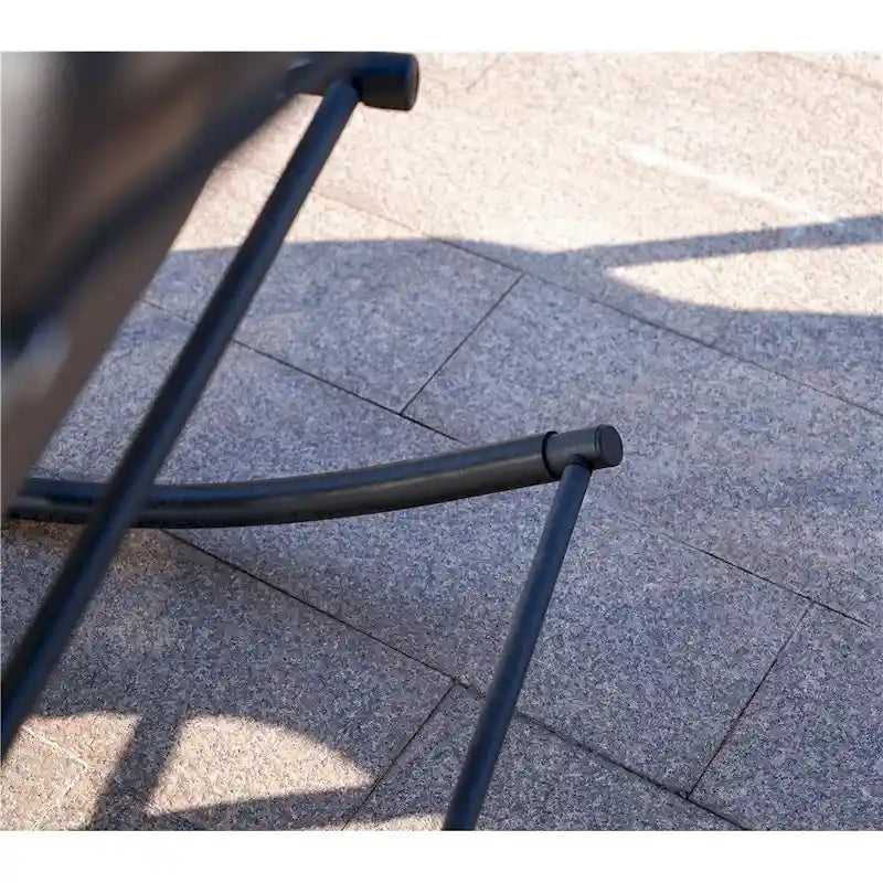 Outdoor Iron Rocking U-shaped Lounge Chair