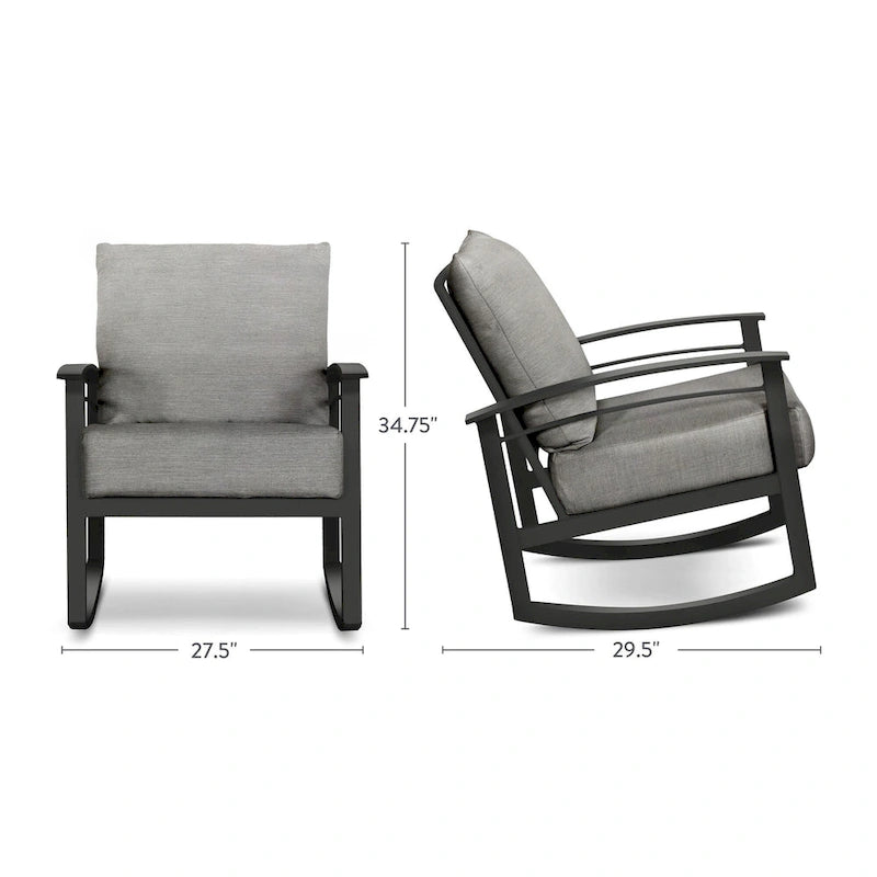 Stanford Cushion Sunbrella Rocking Lounge Chair