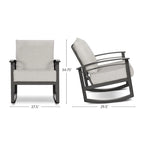 Stanford Cushion Sunbrella Rocking Lounge Chair