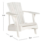 SAFAVIEH Outdoor Filipina Acacia Wood Adirondack Chair - 30W x 32D x 37H