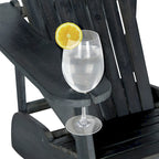 SAFAVIEH Outdoor Filipina Acacia Wood Adirondack Chair - 30W x 32D x 37H