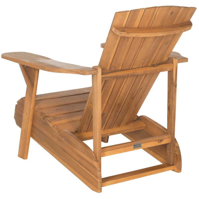 SAFAVIEH Outdoor Filipina Acacia Wood Adirondack Chair - 30W x 32D x 37H