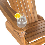 SAFAVIEH Outdoor Filipina Acacia Wood Adirondack Chair - 30W x 32D x 37H