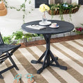 SAFAVIEH Outdoor Shile Round Table - 35Wx35Dx29H