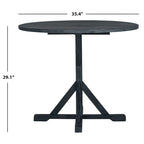 SAFAVIEH Outdoor Shile Round Table - 35Wx35Dx29H
