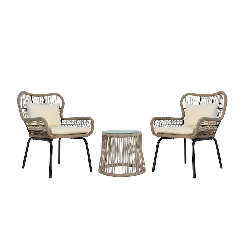 Southport 3-piece Outdoor Conversation Set by Christopher Knight Home