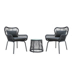 Southport 3-piece Outdoor Conversation Set by Christopher Knight Home