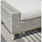 Signature Design by Ashley Seton Creek Gray Outdoor Ottoman with Cushion - 35.13  W x 24.5  D x 19  H