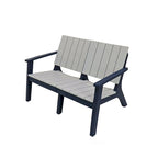 Berkley Collection 4-Piece All-Weather Wood Finish Conversation Set by National Tree Company