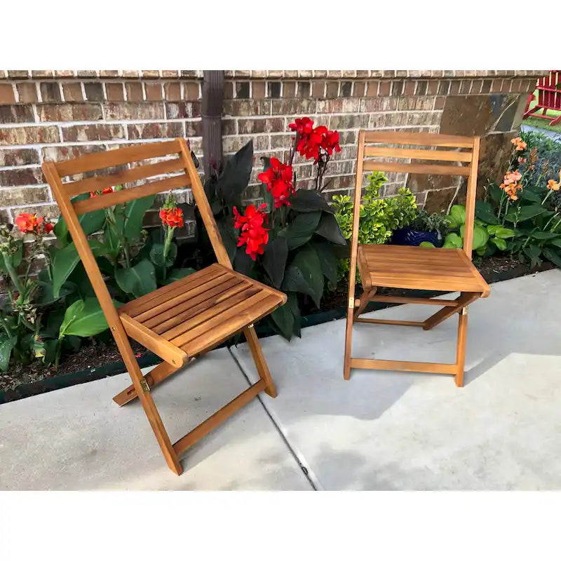 Royal Fiji Folding Patio Dining Chair (Set of 2)