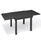 Pellebant Outdoor Extendable Patio Dining Table - 63  / 31.5  (L) x 31.5  W x 29.5  H