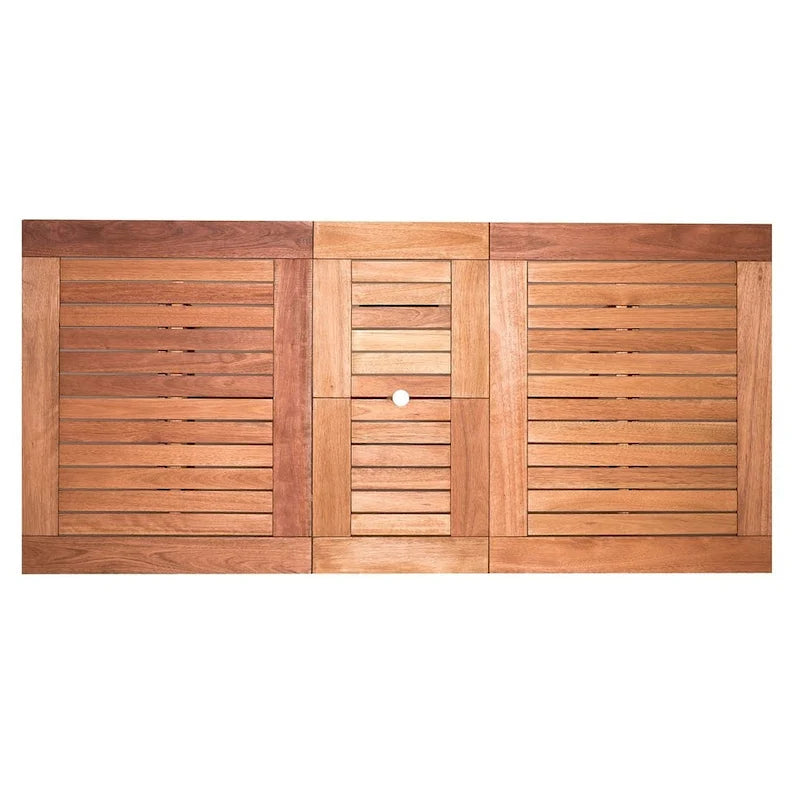 Amazonia Naples 9pc FSC Certified Wood Outdoor Patio Dining Set