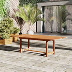 Amazonia Naples 9pc FSC Certified Wood Outdoor Patio Dining Set