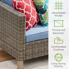 6 Piece Sectional Seating Group with Cushions