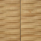 Art Leon Textured Wood Sideboard Cabinet with Storage