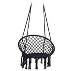 Max 330 Lbs Hanging Cotton Rope Hammock Swing Chair Indoor Outdoor