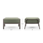 Aspen Cushion Outdoor Resort-Grade Sunbrella Ottoman
