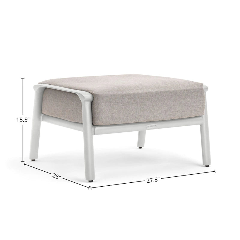 Aspen Cushion Outdoor Resort-Grade Sunbrella Ottoman