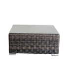 LSI 9 Piece Rattan Sectional Seating Group with Cushions