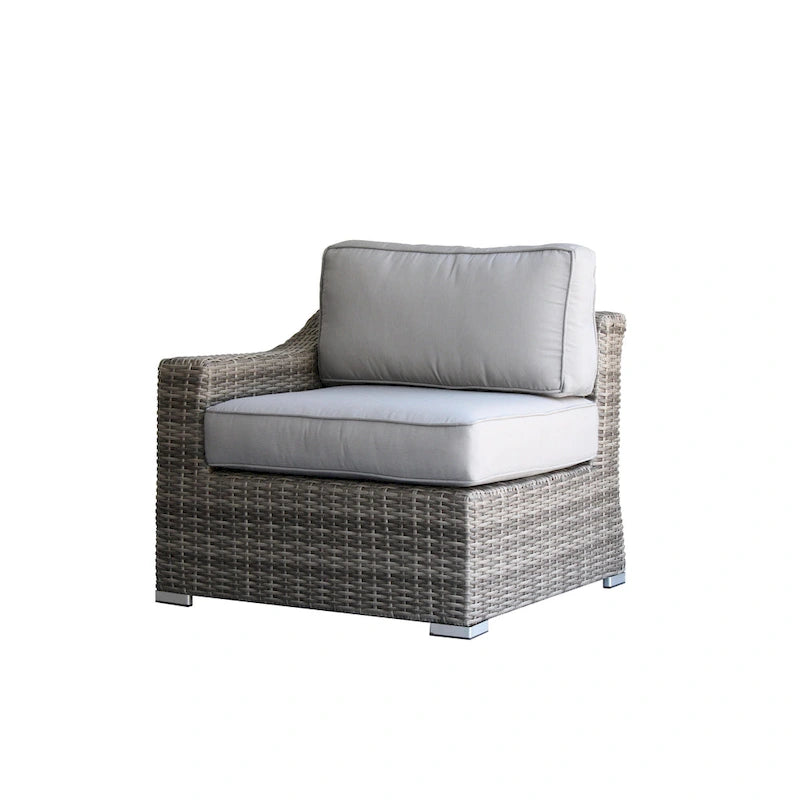LSI 9 Piece Rattan Sectional Seating Group with Cushions
