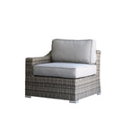 LSI 9 Piece Rattan Sectional Seating Group with Cushions