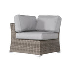 LSI 9 Piece Rattan Sectional Seating Group with Cushions