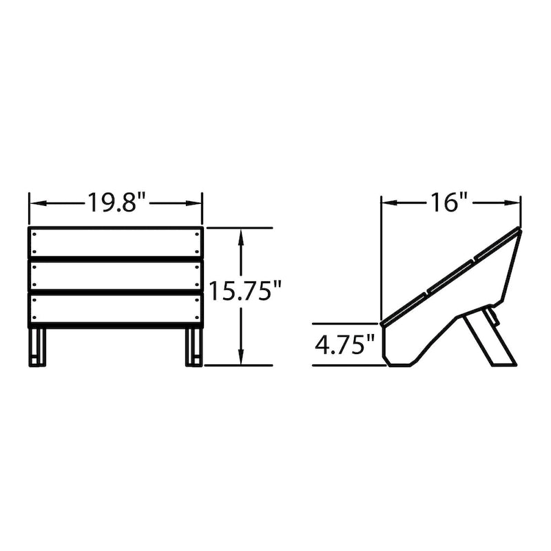 Modern Folding Ottoman