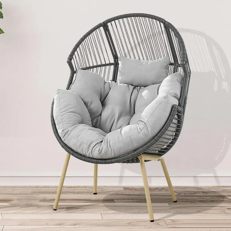 Outdoor Egg Chair with Cushion Oversized Egg Chair