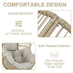 Outdoor Egg Chair with Cushion Oversized Egg Chair