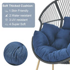 Outdoor Egg Chair with Cushion Oversized Egg Chair