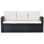 6 piece All-Weather Wicker rattan Patio Outdoor Sectional Set