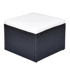 6 piece All-Weather Wicker rattan Patio Outdoor Sectional Set