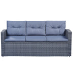 6 piece All-Weather Wicker rattan Patio Outdoor Sectional Set