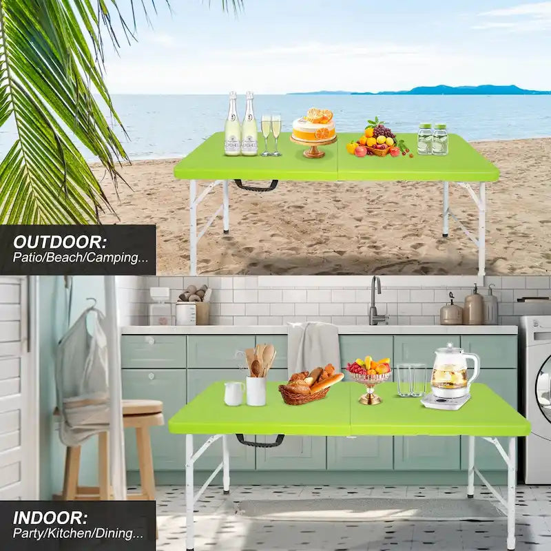 4ft Portable Folding Table