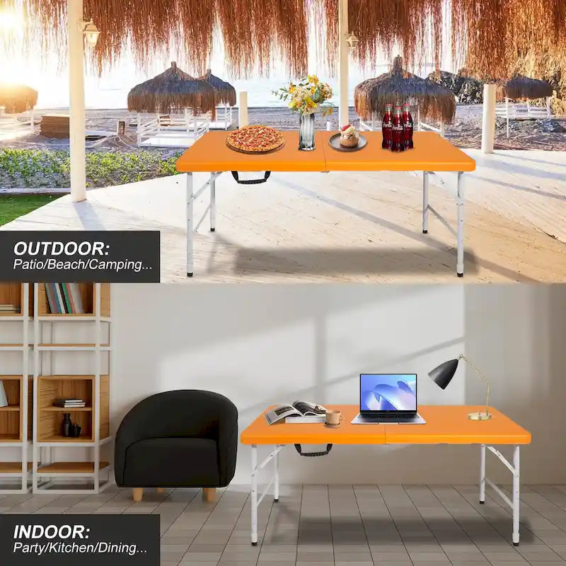 4ft Portable Folding Table