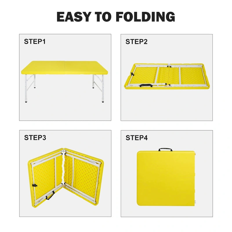 4ft Portable Folding Table