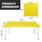 4ft Portable Folding Table