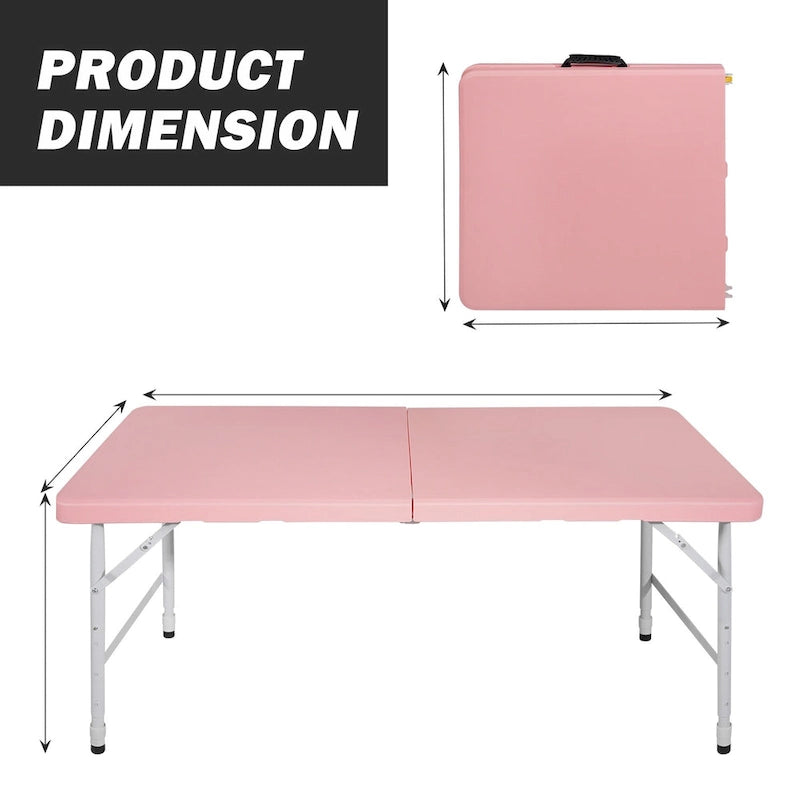 4ft Portable Folding Table