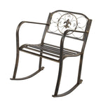 31.5  Flat Tube Single Rocking Chair Bronze Color
