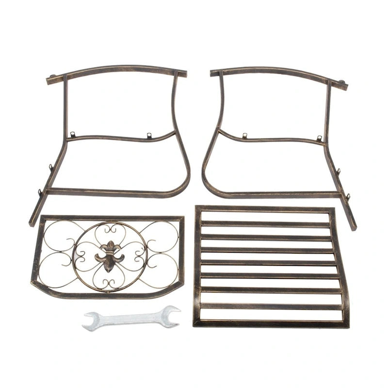 31.5  Flat Tube Single Rocking Chair Bronze Color
