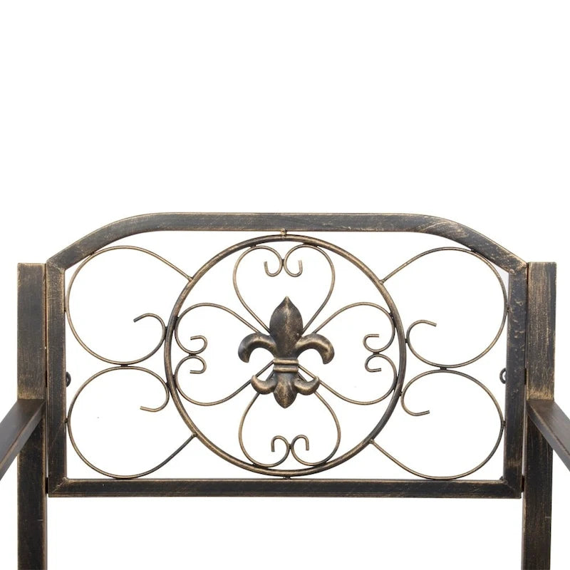 31.5  Flat Tube Single Rocking Chair Bronze Color
