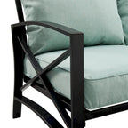 Crosley Kaplan 3Pc Outdoor Sofa Set - 147 W x 68.5 D x 32 H
