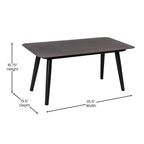 4 Piece Indoor/Outdoor Lounge Set - Loveseat, 2 Chairs & Metal Coffee Table
