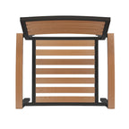 Patio Set wirh 35  Table, 2 Chairs, and Umbrella with Base - 35.25 W x 35.25 D x 29.5 H